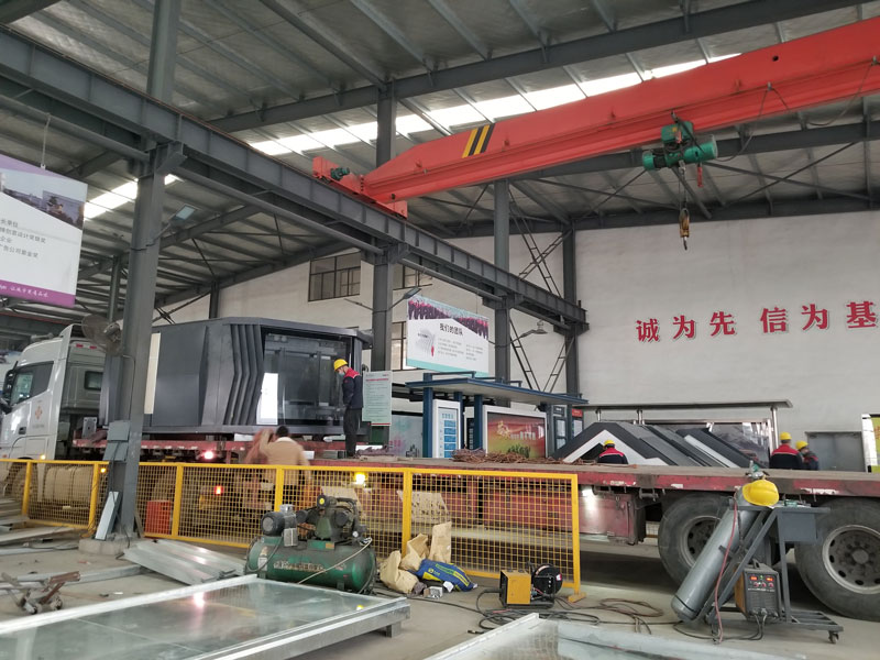 榮大公交候車亭廠家發(fā)往廣東的智能候車亭發(fā)貨記錄